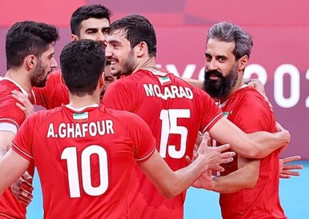 دشت دومین پیروزی والیبال ایران