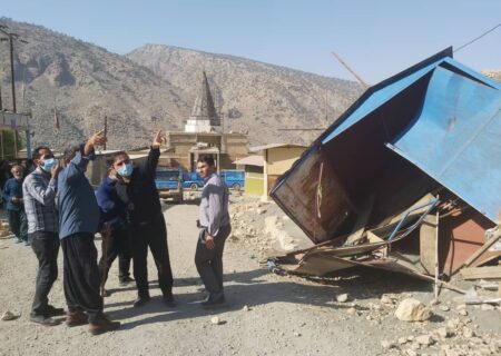 زلزله به ۲۰۰ منزل مسکونی در ایذه خسارت زد