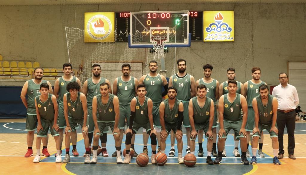 قهرمانی تیم بسکتبال بزرگسالان گاز خوزستان در جام قهرمانی این استان
