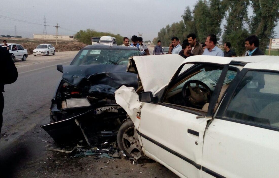 یک کشته و ۹ مصدوم در دو حادثه ترافیکی امروز خوزستان