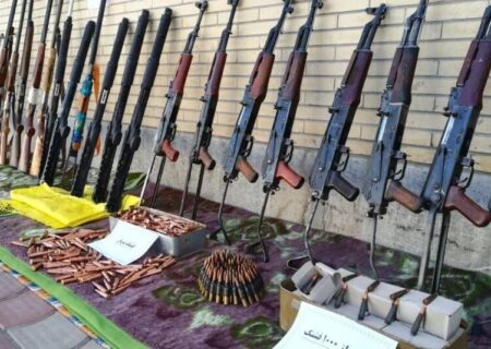 ۵۹ قبضه سلاح غیرمجاز در خوزستان کشف و ضبط شد