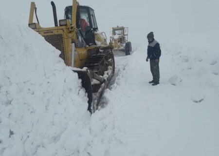 بارش ۳۰ سانتی متر برف در تاراز اندیکا