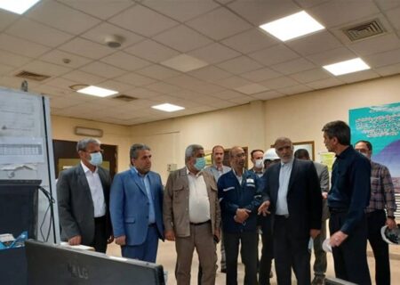 بازدید اعضای کمیسیون انرژی مجلس از واحد بهره‌برداری و نمک‌زدایی هفت شهیدان مسجدسلیمان