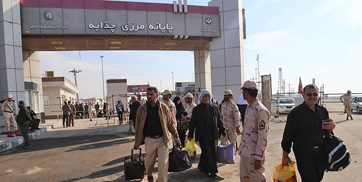 فرماندار دشت آزادگان: عبور بدون روادید زایران به عراق از مرز چذابه آزاد شد