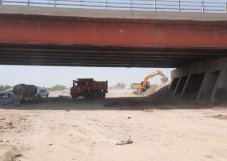 عملیات مرمت و اصلاح فنی پل فولاد اهواز آغاز شد
