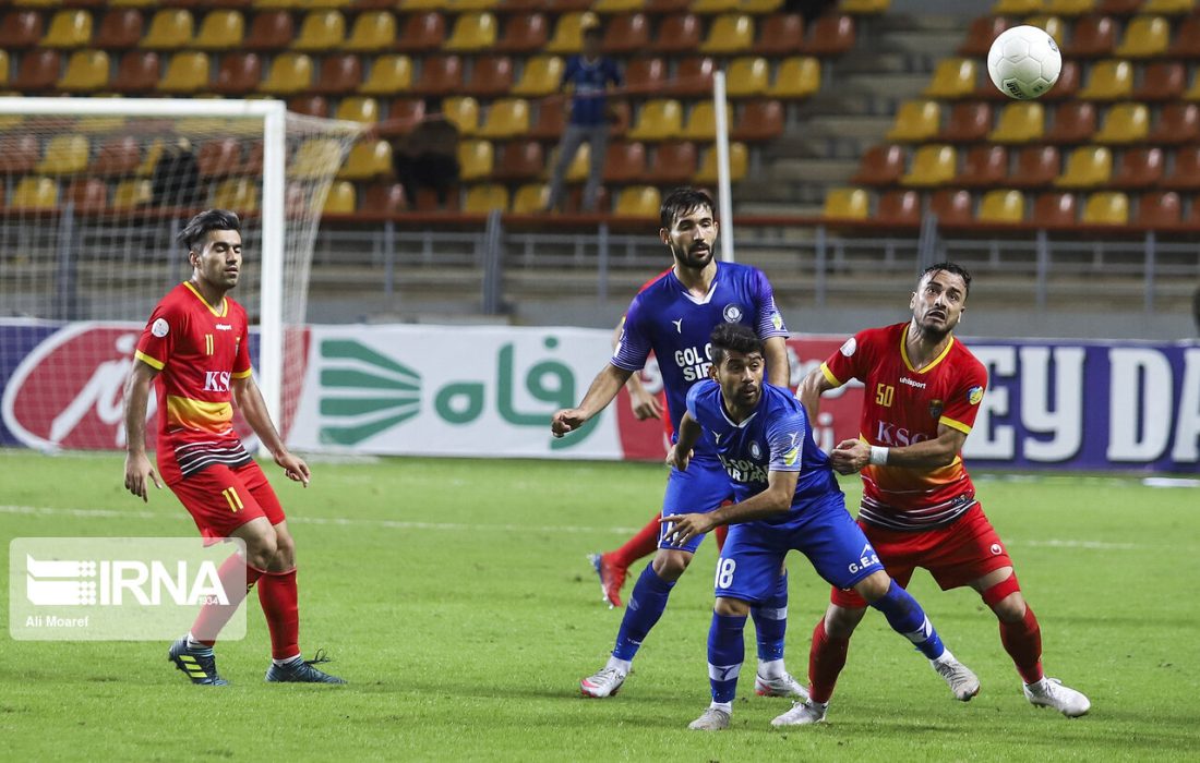 شکست تیم فولاد خوزستان در برابر تیم برابر گل گهر