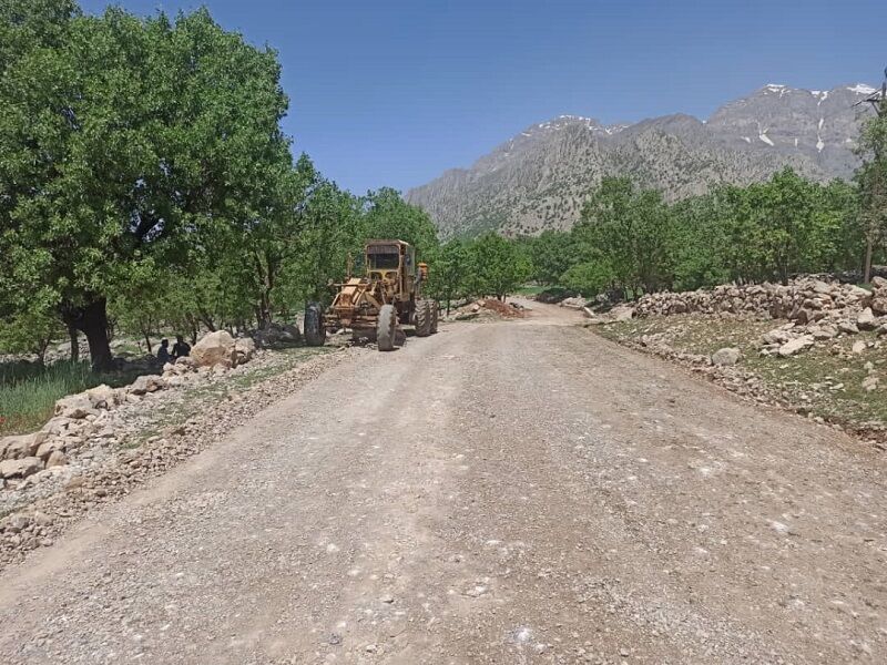 آسفالت معابر ۱۵ روستای بخش آبژدان اندیکا بهسازی شد