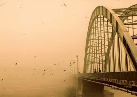 خروج تدریجی سامانه بارشی و نفوذ توده گرد و خاک عراقی به خوزستان
