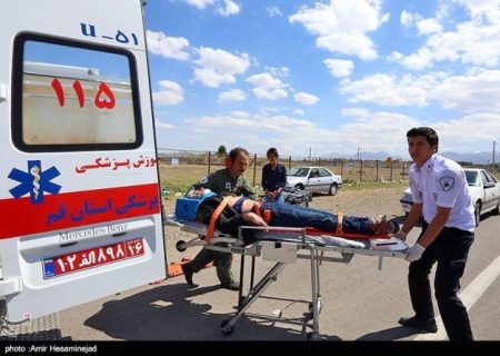 در حادثه برای مینی‌بوس کارکنان سازمان آب و برق خوزستان ۲ نفر جان باختند