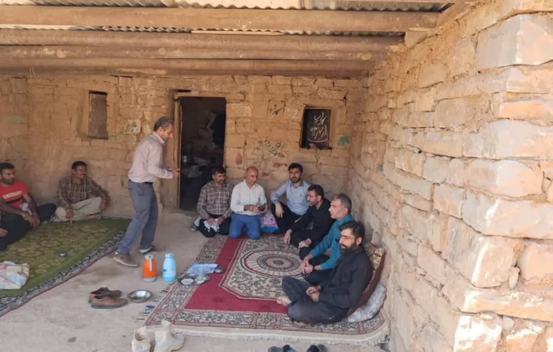 فرماندار مسجدسلیمان در جمع اهالی روستای اکبر آباد لارم