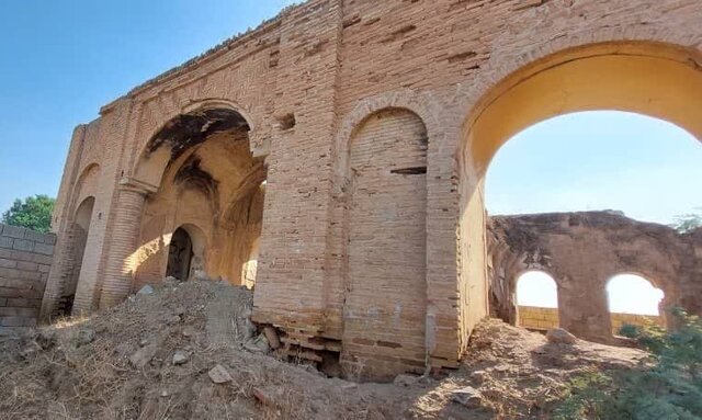 آغاز مرمت قلعه تاریخی «مجیدخان» در گتوند