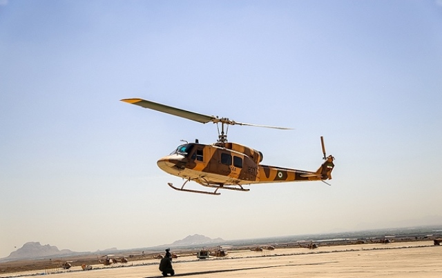 کُشته شدن ۴ نفر در حادثه سقوط بالگرد هوانیروز ارتش