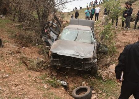 کشته شدن ۳راننده به دنبال واژگونی سه خودرو «شوتی» در جاده یاسوج به اصفهان