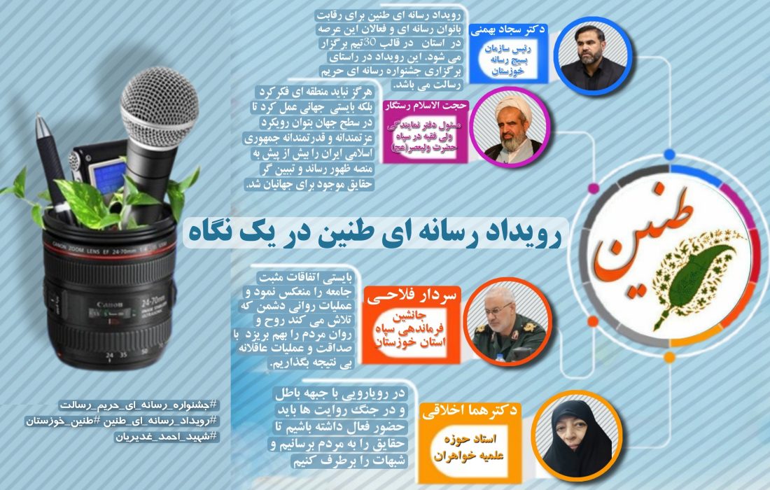 رویداد رسانه ای طنین در یک نگاه تیم شهید احمد غدیریان