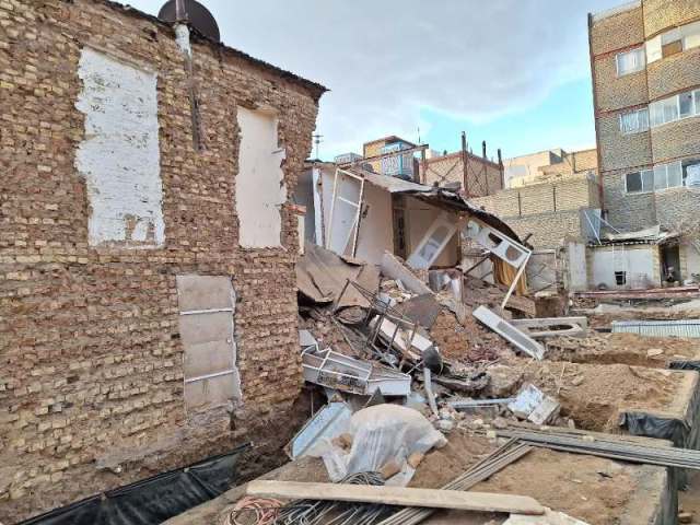 مرگ دلخراش یک نفر در ریزش‌آوار در اهواز