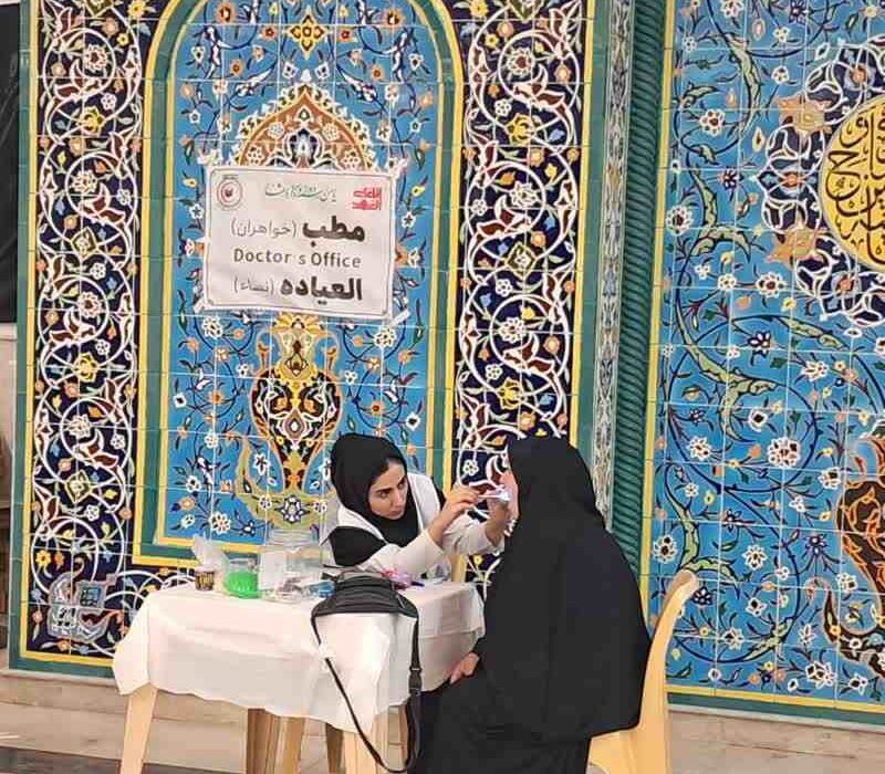 ۳۵ هزار خدمت بهداشتی و درمانی در سامرا توسط تیم امدادی جمعیت هلال احمر
