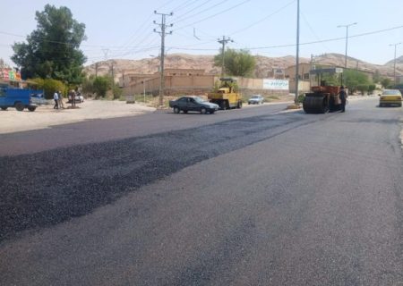 آغاز ترمیم جاده هنرستان با دستور شهردار مسجدسلیمان