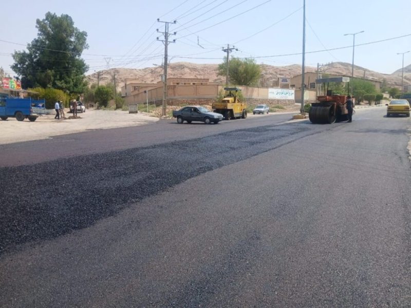 آغاز ترمیم جاده هنرستان با دستور شهردار مسجدسلیمان