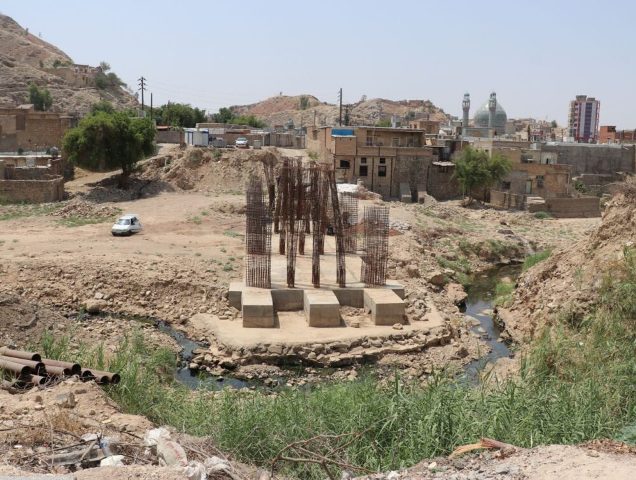 ساخت پل راهبردی مسجدسلیمان وارد مرحله بتن‌ریزی شد / کاهش بار ترافیکی مرکز شهر با اتصال سریع‌تر مناطق شمالی و جنوبی