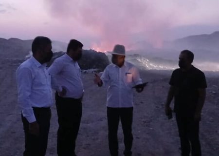 بازدید میدانی معاونین شهرداری مسجدسلیمان از پروژه سایت پسماند و تأکید بر تسریع اجرای سایت پسماند شهری