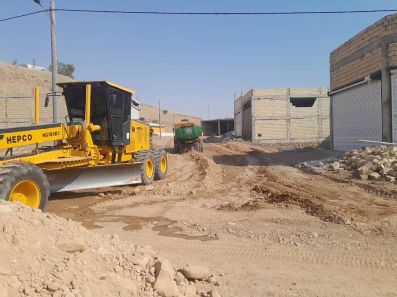 حرکت عمرانی شهرداری مسجدسلیمان در شهرک خودرویی سرعت گرفت