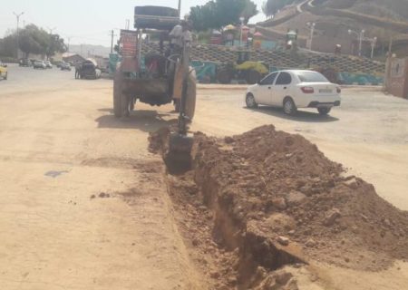 آغاز عملیات نخاله‌برداری و زیرسازی نوار حفاری جنب آتش‌نشانی نفتک حدفاصل گلزار شهدای گمنام