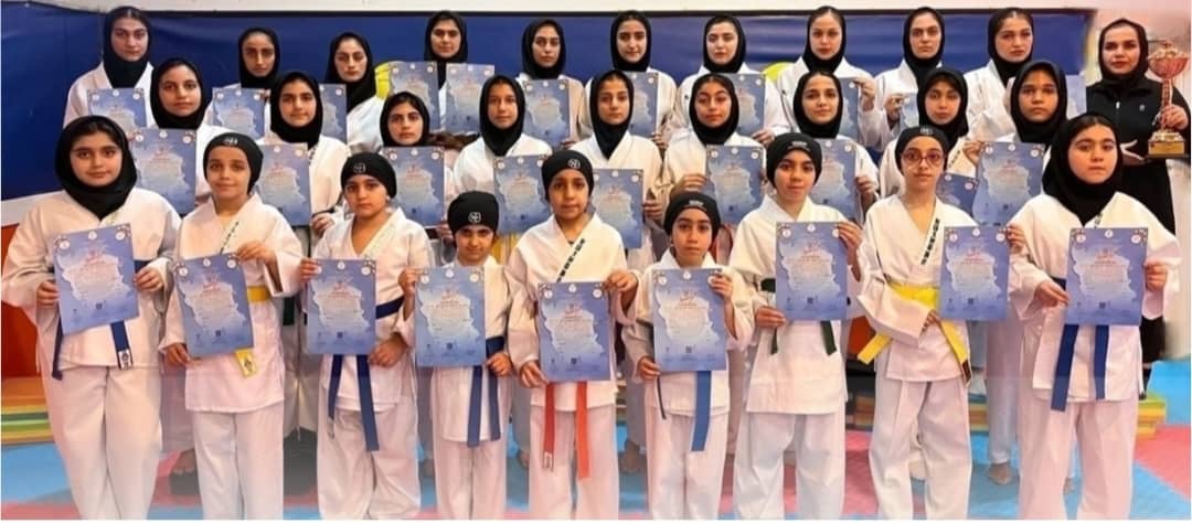 کسب مقام سوم مسابقات کشوری توسط دختران کاراته کا مسجدسلیمانی