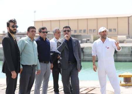 بازدید مدیرکل حراست شرکت ملی نفت از ناحیه بوشهر شرکت نفت فلات قاره ایران