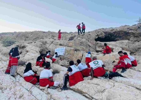 برگزاری دوره اصول پیمایش و ناوبری در خنج فارس