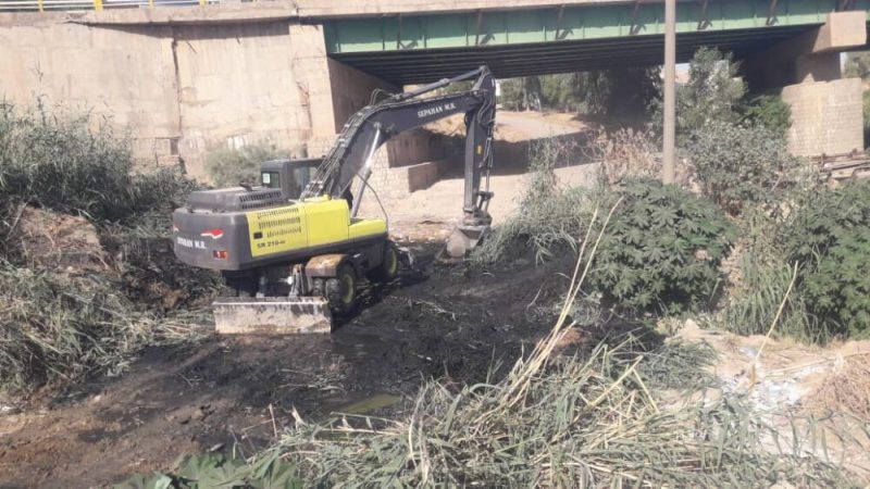 بازگشایی مسیر دسترسی پل قدیم هشت‌بنگله پس از سال‌ها توسط شهرداری مسجدسلیمان