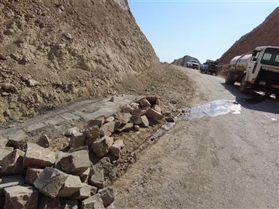 پیشرفت فیزیکی ۵۰ درصدی پروژه بهسازی و ایمن‌سازی جاده دسترسی سه‌راهی هفت شهیدان تا روستاهای بخش سلیران