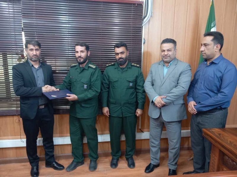 برگزاری معارفه فرمانده پایگاه مقاومت بسیج شهرداری مسجدسلیمان