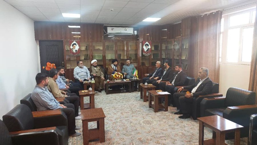 دیدار شهردار و اعضای شورای اسلامی شهر مسجدسلیمان با امام جمعه جدید شهرستان