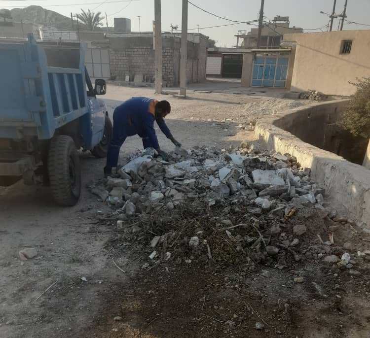 گزارش عملکرد هفتگی معاونت خدمات شهری شهرداری مسجدسلیمان