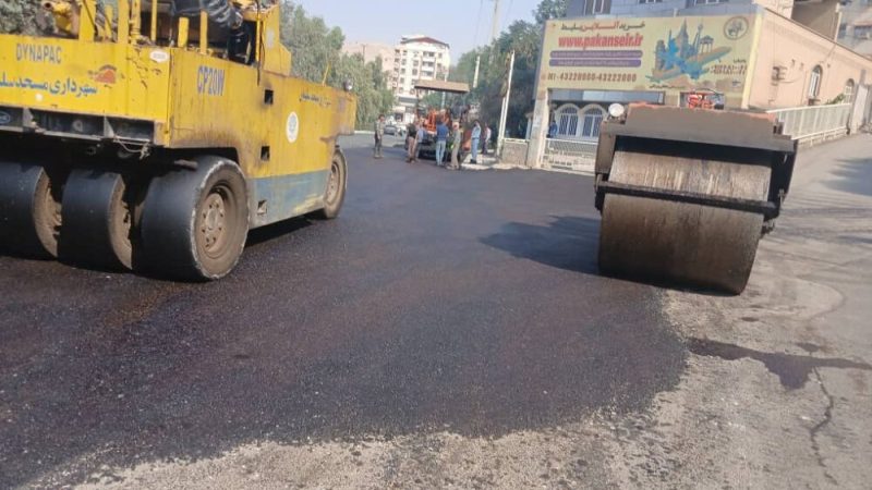 تداوم اجرای پروژه‌های عمرانی با تعریض و آسفالت محور اصلی دره اشکفت