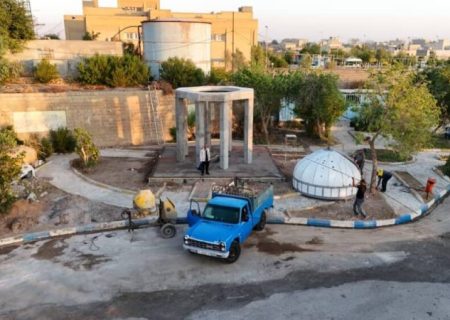 بازدید شهردار مسجدسلیمان از روند تکمیل پروژه یادمان شهید گمنام دانشگاه آزاد اسلامی