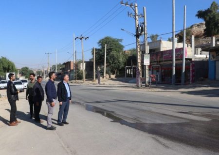 بازدید عضو شورای شهر از روند جابجایی شبکه برق محور دو راهی بی‌بیان – هنرستان