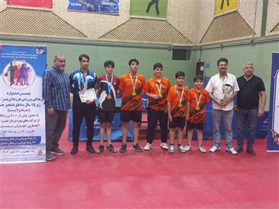 قهرمانی و نایب قهرمانی زیر ۱۵ ساله های نفت و گاز مارون