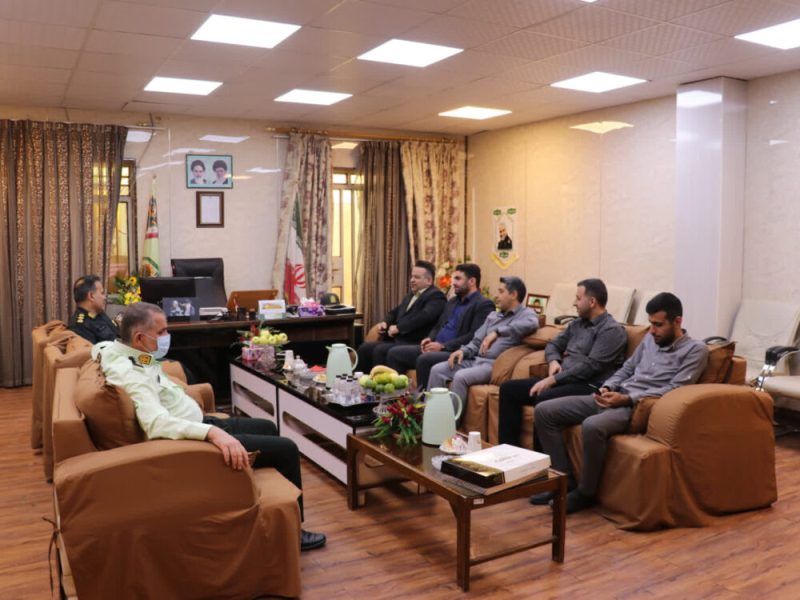 دیدار شهردار مسجدسلیمان با فرمانده انتظامی به مناسبت هفته نیروی انتظامی