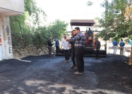 آسفالت و بهسازی معابر در چند نقطه شهری مسجدسلیمان اجرا شد