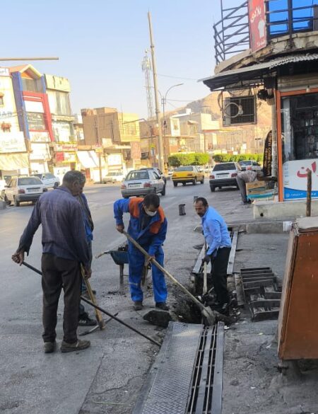 گزارش هفتگی معاونت خدمات شهری (واحد خدمات) شهرداری مسجدسلیمان