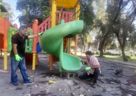 گزارش هفتگی معاونت خدمات شهری (واحد فضای سبز) شهرداری مسجدسلیمان