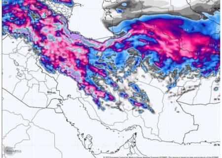 هفته پربارش در راه است؛ بارش‌های بالای ۱۰۰ میلی‌متر در برخی نقاط کشور