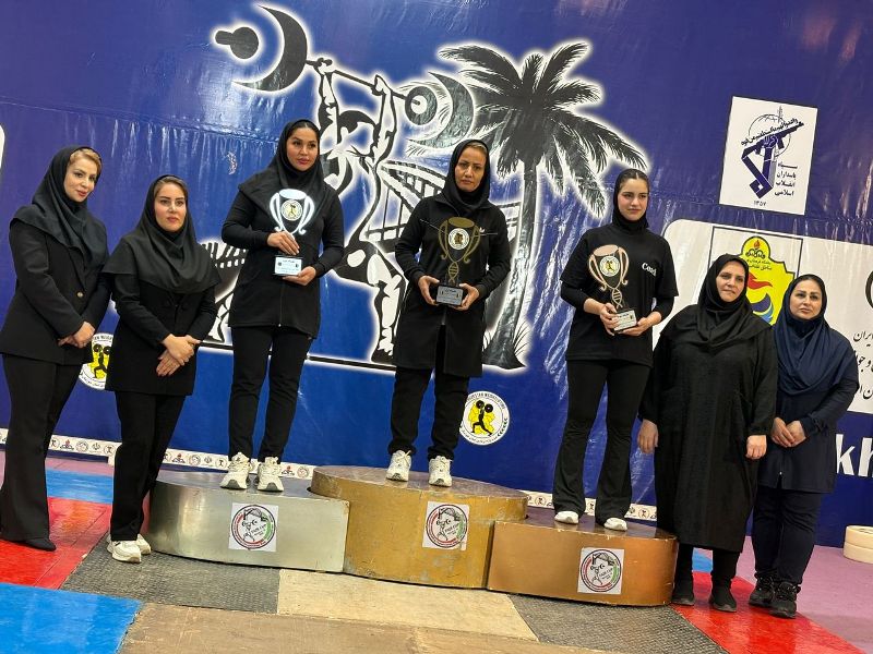 🔵 دختران وزنه بردار مسجدسلیمان؛ نایب قهرمان مسابقات استانی