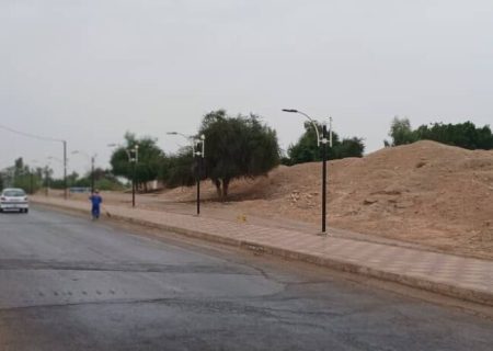 پاکسازی و بهسازی محیطی در بلوار بی‌بیان