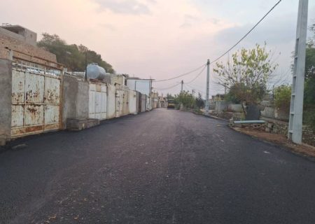 قدردانی اهالی نفتک از اقدام جهادی شهردار مسجدسلیمان در آسفالت معبر کنار باشگاه سوارکاران