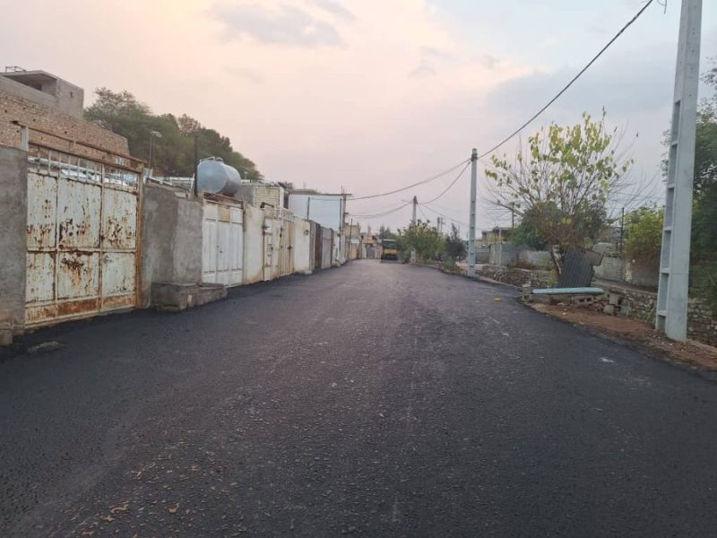 قدردانی اهالی نفتک از اقدام جهادی شهردار مسجدسلیمان در آسفالت معبر کنار باشگاه سوارکاران