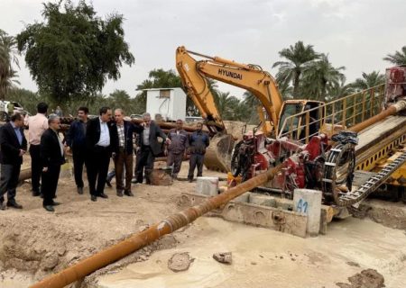 ⭕️بازدید مدیرعامل مناطق نفت‌خیز جنوب از پروژه عبور خط لوله چاه‌های آبتیمور از بستر کارون