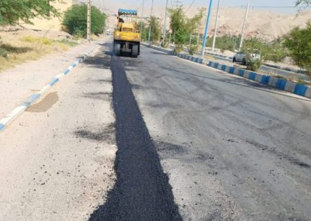 اجرای عملیات ترمیم نوارهای حفاری منطقه شیخ مندنی مسجدسلیمان