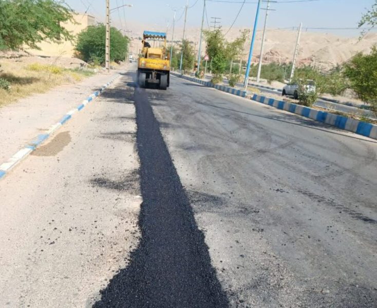 اجرای عملیات ترمیم نوارهای حفاری منطقه شیخ مندنی مسجدسلیمان